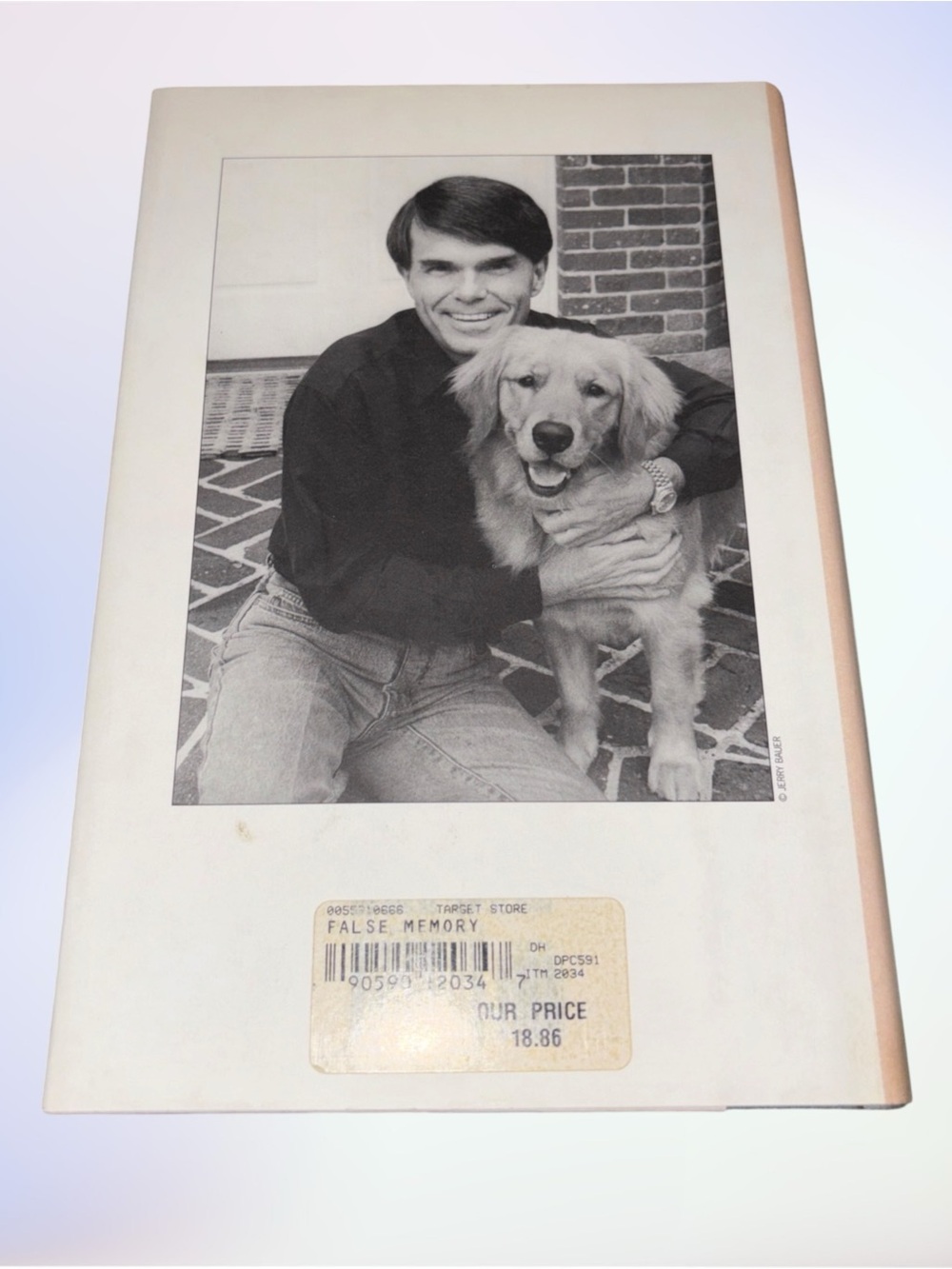 Dean Koontz "False Memory" Hardcover Book - Pale Pink Gradient Cover - Picture 2 of 5
